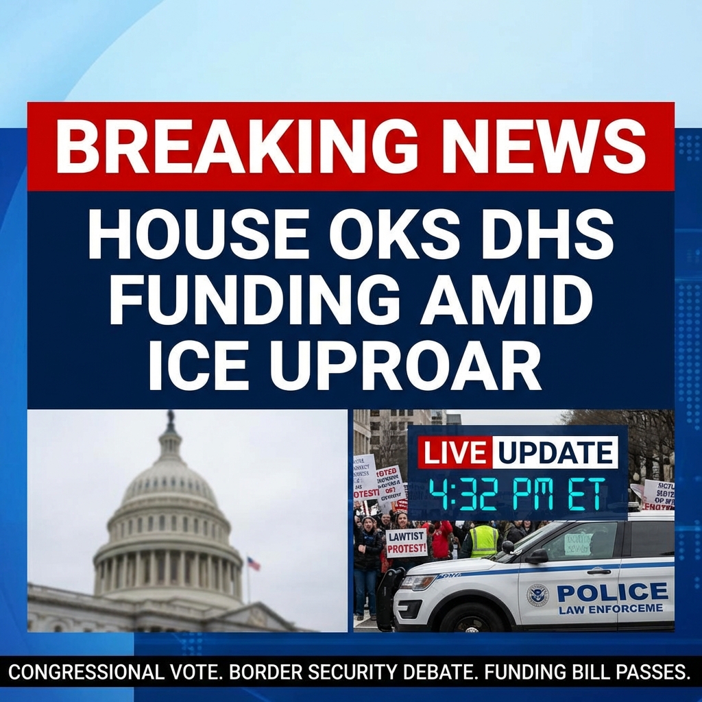 Breaking: House Approves Homeland Security Funding Amid ICE Uproar