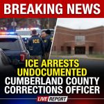 Breaking: Federal agents with ICE carried out raids in Maine and arrested a person reported to be an undocumented immigrant who was employed as a corrections officer for Cumberland County. Authorities say the arrest was part of the wider enforcement action across the state.