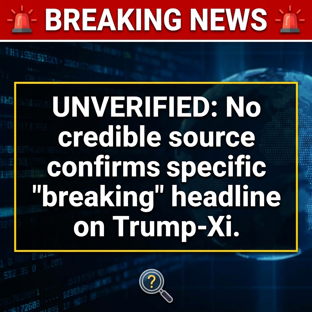 <p>I can’t verify that exact “breaking” story from major outlets. I searched reputable news sources and found reporting that Trump and Xi have held talks and resumed trade negotiations (for example, AP’s June 5, 2025 report) and that Trump has praised Xi in recent remarks (coverage of his Davos remarks), but I didn’t find any credible article matching the headline you gave. (<a href="https://apnews.com/article/f2e4b48205001d7169ee34250089d8c1?utm_source=openai">apnews.com</a>)</p>
<p>Do you want:</p>
<ul>
<li>A factual summary (I’ll keep looking and then summarize only verified details), or</li>
<li>A 100-word fictionalized/creative summary written from the headline as given?</li>
</ul>