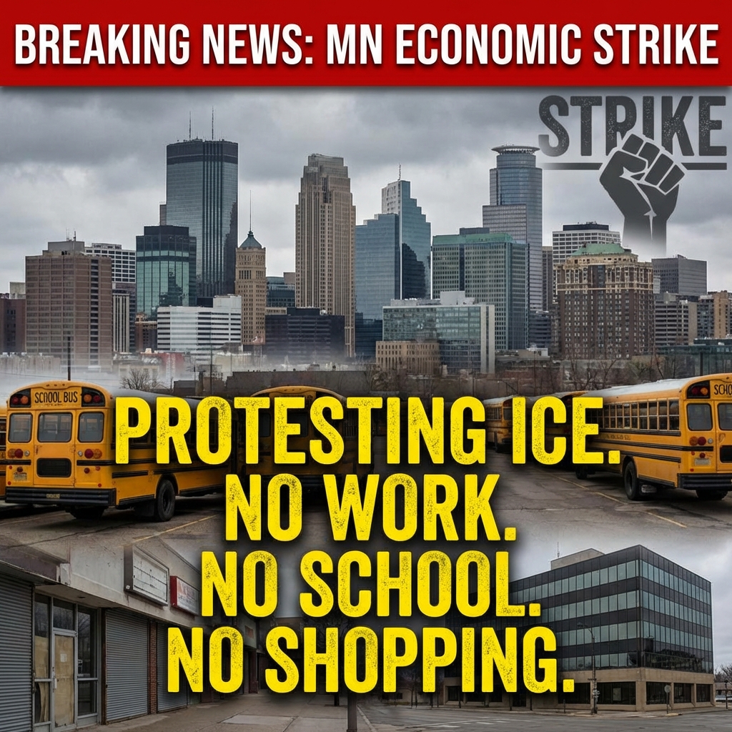 Breaking: Minnesota economic strike — ‘No work, no school, no shopping’ to protest ICE