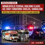 <p>ICE Enforcement and Removal Operations chief Marcos Charles said rioters arrived at the Bishop Henry Whipple federal building in Minneapolis with a U‑Haul full of riot shields and used them to block agents from leaving. Charles condemned the tactic, saying “this cannot keep happening,” and warned more arrests would follow. Officials say crowds vandalized and looted federal vehicles, allegedly stealing weapons and documents, while police and federal officers used crowd‑control measures. The clashes unfolded amid Operation Metro Surge and protests over the fatal shooting of Renee Good, heightening tensions and prompting federal inquiries and calls for accountability. (<a href="https://www.foxnews.com/politics/dhs-says-ice-agents-rammed-vehicles-amid-minneapolis-enforcement-surge-aggressively-assaulted.print?utm_source=openai">foxnews.com</a>)</p>
<p>Note: I could not independently verify the specific claim that a U‑Haul full of riot shields was used to block agents; major outlets report vehicle vandalism, looting, arrests, and Charles’ warnings. (<a href="https://www.foxnews.com/politics/dhs-says-ice-agents-rammed-vehicles-amid-minneapolis-enforcement-surge-aggressively-assaulted.print?utm_source=openai">foxnews.com</a>)</p>