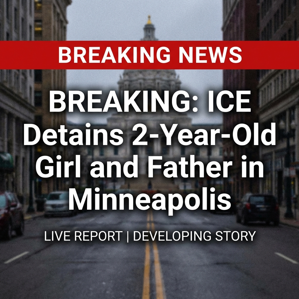 Breaking: ICE detains 2-year-old girl and her father in Minneapolis, lawmaker says