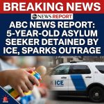 <p>ABC News ran a headline saying a five-year-old asylum seeker was detained by ICE, sparking widespread online outrage and calls for lawsuits after images circulated. The child, identified as Liam Conejo Ramos, was removed during an operation targeting his father, Adrian Alexander Conejo Arias. DHS and ICE officials said the father fled and abandoned the boy; officers stayed with him, bought him McDonald’s and played music to comfort him. The father and son were later held at the South Texas Family Residential Center in Dilley, Texas. Reporters and officials dispute whether media coverage mischaracterized the encounter, fueling fierce public debate. (<a href="https://abcnews.go.com/US/wireStory/trump-officials-immigration-lawyers-ice-detaining-5-year-129509501?utm_source=openai">abcnews.go.com</a>)</p>