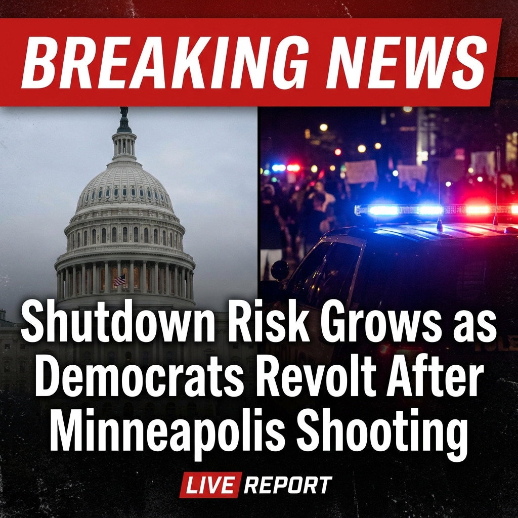 Shutdown Risk Grows as Democrats Revolt After Minneapolis Shooting
