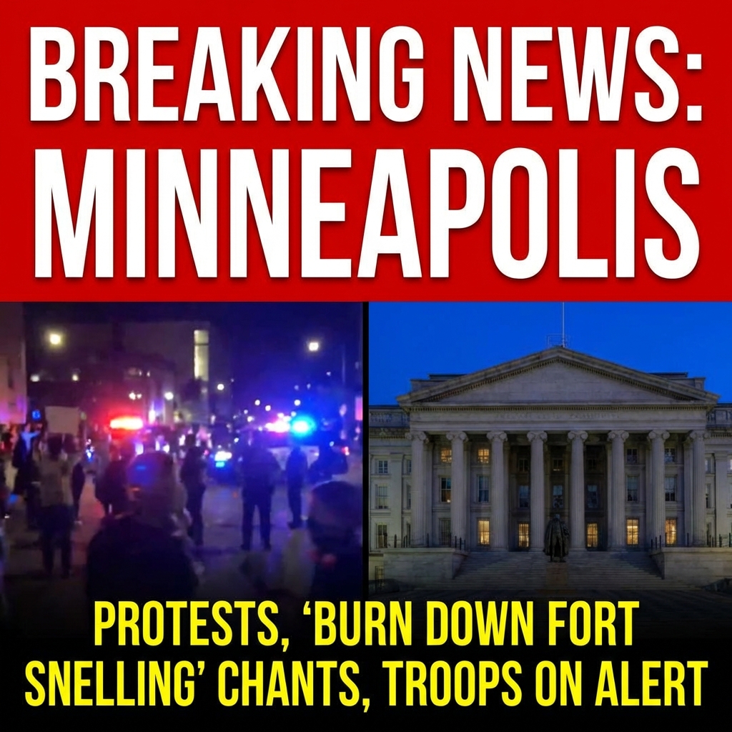 <p>Breaking reports say leftist rioters in Minneapolis gathered near the Bishop Henry Whipple federal complex at Fort Snelling—home to ICE offices—and allegedly chanted “BURN DOWN FORT SNELLING,” declaring a “kinetic war” on the federal government and urging “send in the troops.” (<a href="https://www.cbsnews.com/minnesota/news/protest-underway-at-federal-building-complex-near-fort-snelling/?utm_source=openai">cbsnews.com</a>) Authorities have deployed federal immigration officers to the area amid daily demonstrations; Minnesota’s governor mobilized the National Guard and the Army placed military police on prepare-to-deploy orders as tensions escalated. (<a href="https://abcnews.go.com/US/wireStory/army-orders-military-police-ready-minneapolis-deployment-ap-129439566?utm_source=openai">abcnews.go.com</a>) Officials reported clashes and arrests; independent videos and social media posts are circulating as investigators assess threats and damage. (<a href="https://unicornriot.ninja/2026/dhs-and-protesters-face-off-at-whipple-federal-building/?utm_source=openai">unicornriot.ninja</a>) City leaders urged calm and lawful protest while investigations continue. (<a href="https://www.actionnews5.com/2026/01/19/sending-soldiers-minneapolis-immigration-crackdown-would-be-unconstitutional-mayor-says/?utm_source=openai">actionnews5.com</a>)</p>