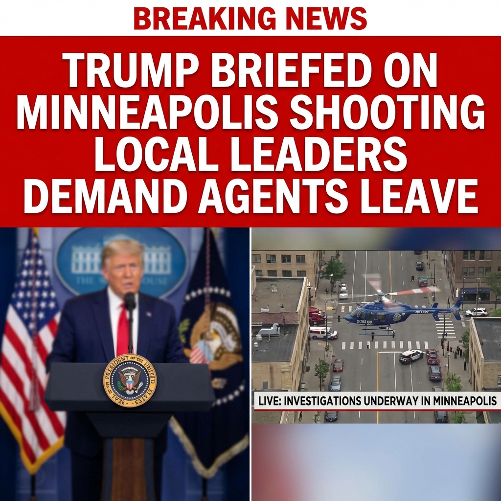 <p>President Donald Trump was briefed Saturday, January 24, 2026, on a Border Patrol shooting in Minneapolis that left a 37 year old man dead during a federal immigration operation. Video circulated showing the man holding a cellphone as agents wrestled with him before officers fired; federal officials say agents acted in self defense and recovered a 9 mm handgun and two magazines. Local leaders including Mayor Jacob Frey and Gov. Tim Walz condemned the operation and demanded agents leave, prosecutors and state investigators sought access to the scene. The White House said the president was monitoring situation as investigations continued. </p>
<p>(<a href="https://wkzo.com/2026/01/24/federal-immigration-agents-fatally-shoot-second-person-in-minneapolis/?utm_source=openai">wkzo.com</a>)</p>