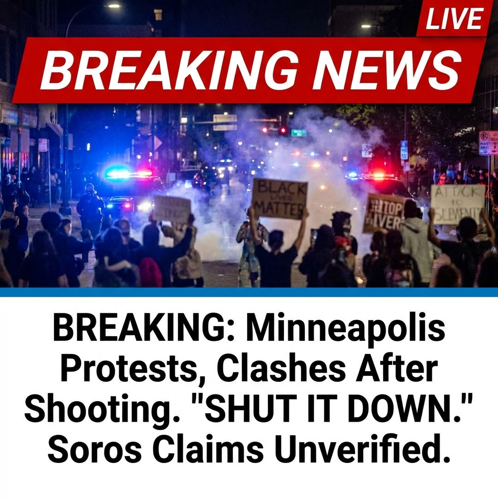 <p>Breaking: Hundreds of demonstrators stormed Minneapolis streets after a fatal federal immigration-related shooting, chanting “SHUT IT DOWN” and “NO MORE MINNESOTA NICE,” clashing with officers and prompting calls online to “Invoke the Insurrection Act.” (<a href="https://www.quorumreport.com/Newsclips/NewsClipsByDate_Print.cfm?utm_source=openai">quorumreport.com</a>) Some outlets and social posts alleged that George Soros paid rioters, but major fact‑checkers say no verified evidence shows Soros or his foundations directly paid protesters. (<a href="https://www.politifact.com/article/2024/may/02/fact-checking-claims-that-george-soros-is-paying-s/?utm_source=openai">politifact.com</a>) The president threatened federal intervention as tensions escalated; local officials demanded investigations into the shooting and urged calm. Events are developing; many viral claims remain unverified and are under review by reporters and fact‑checkers. Check trusted news sources for updates.</p>