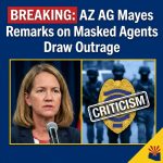 <p>Arizona Attorney General Kris Mayes ignited outrage after telling KPNX interviewer Brahm Resnik that Arizona’s “stand your ground” law could allow civilians to use deadly force against unidentifiable, masked ICE agents, saying, “if somebody comes at me wearing a mask…I can’t tell whether they’re a police officer.” Her remarks prompted swift criticism from law-enforcement groups and Republican officials as encouraging violence. Mayes said she wasn’t urging shootings and launched a portal to report alleged ICE misconduct. I could not verify reports that her top police liaison resigned; multiple local and national outlets covering the comments do not report any resignation. (<a href="https://www.foxnews.com/politics/arizona-dem-ag-blasted-dangerous-claim-residents-can-shoot-ice-agents-under-state-laws?utm_source=openai">foxnews.com</a>)</p>