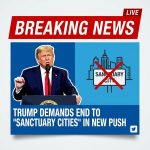 <p>On January 25, 2026, President Donald J. Trump posted on Truth Social urging Congress to pass legislation to end “sanctuary cities,” calling them the “root cause” of immigration-related violence and public-safety problems. He cited ICE arrests in five Republican-run states (150,245) and demanded Governor Tim Walz, Minneapolis Mayor Jacob Frey and other Democratic officials turn over criminal noncitizens to federal authorities. Trump framed the push as part of a broader rapid-deportation effort and insisted local police must cooperate with federal agents, urging Democrats to partner with his administration to “make America safe.” The message prompted reactions from local leaders nationwide. (<a href="https://justthenews.com/government/white-house/trump-calls-sanctuary-cities-partner-ice-locate-criminal-illegal-aliens?utm_source=openai">justthenews.com</a>)</p>