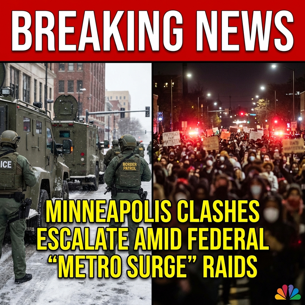 <p>Federal Border Patrol and ICE agents have continued raids across Minneapolis amid large protests, refusing calls to withdraw. The Department of Homeland Security launched a large “Operation Metro Surge,” deploying roughly 2,000 agents to the Twin Cities. (<a href="https://www.washingtonpost.com/politics/2026/01/06/immigration-enforcement-ice-noem-minnesota-somali/1a7f4f8a-eb45-11f0-91a9-9928b22be817_story.html?utm_source=openai">washingtonpost.com</a>) The deployments have coincided with deadly clashes, including the January 24, 2026, shooting of Alex Pretti by Border Patrol agents, intensifying public outrage. (<a href="https://en.wikipedia.org/wiki/Killing_of_Alex_Pretti?utm_source=openai">en.wikipedia.org</a>) Minnesota officials have sued DHS seeking limits on the operation, while Secretary Kristi Noem and federal leaders have defended and expanded deployments, promising more officers despite protests and legal challenges, and ongoing investigations continue. (<a href="https://www.washingtonpost.com/nation/2026/01/12/minnesota-immigration-lawsuit-ice-dhs/?utm_source=openai">washingtonpost.com</a>)</p>