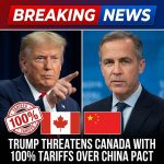 <p>President Trump posted on Truth Social that “China is successfully and completely taking over the once Great Country of Canada,” criticizing a Canada–China economic pact. He threatened 100% tariffs on Canadian imports if Ottawa pursued a free‑trade deal with Beijing. The deal would lower canola tariffs, permit about 49,000 Chinese electric vehicles into Canada at reduced duties, and relax travel restrictions. Canadian Prime Minister Mark Carney said Ottawa is not seeking a free‑trade agreement and described the steps as limited sectoral measures. Treasury Secretary Scott Bessent reiterated U.S. warning that tariffs could follow if Canada gives China unfair market access. (<a href="https://www.washingtonpost.com/world/2026/01/25/carney-trump-trade-canada-united-states-china/24b59be4-fa13-11f0-954b-b80c7ed67fc7_story.html?utm_source=openai">washingtonpost.com</a>)</p>