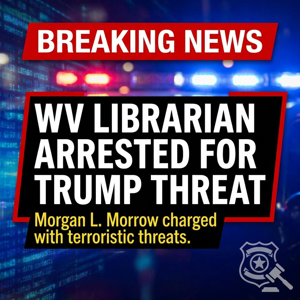 <p>Morgan L. Morrow, 39, a Ripley, West Virginia, librarian, was arrested Jan. 25 after deputies say a social-media post she made recruited individuals to pursue and assassinate President Donald Trump. Jackson County Sheriff R.H. Mellinger said deputies and the Jackson County Bureau of Investigations conducted a detailed evening probe that led to Morrow’s detention and transport to South Central Regional Jail. She is charged with one count of terroristic threats; authorities said additional details will be released as the investigation continues. Screenshots circulated online identifying her as Jackson County Public Library employee, and local outlets reported the sheriff’s department announcement. (<a href="https://www.wsaz.com/2026/01/26/woman-arrested-alleged-trump-assassination-plan/?utm_source=openai">wsaz.com</a>)</p>
