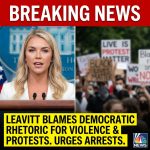 Republican Karoline Leavitt sharply criticized Democrats, blaming their inflammatory rhetoric for recent violence in Minnesota. She said such dangerous rhetoric “is exactly what has brought us to this position today,” accusing elected Democratic officials nationwide of encouraging left‑wing agitators and “crazy people” to unlawfully obstruct immigration enforcement. Leavitt urged law enforcement to “start arresting them,” framing the dispute as a failure of Democratic leadership and a public‑safety threat tied to immigration policy protests. Her remarks escalate partisan tensions and signal Republican pressure for criminal enforcement against protestors and officials she alleges are enabling obstruction, and intensified an already heated debate.