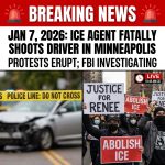 <p>On January 7, 2026, during a large ICE enforcement operation in Minneapolis, an ICE agent fired three close-range shots into a Honda SUV, fatally wounding 37-year-old Renee Good as the vehicle moved and crashed. Video from bystanders appears to conflict with the federal account that Good intentionally rammed officers, prompting experts to question the tactic of standing in front of a vehicle and the decision to shoot. Minneapolis Mayor Jacob Frey and protesters condemned ICE, and the FBI and Minnesota Bureau of Criminal Apprehension are investigating. Agents also sprayed irritants and fired pellet rounds at bystanders; volunteer medics treated people. (<a href="https://apnews.com/article/cad39aa94829e1e11468e3e345af2826">apnews.com</a>)</p>