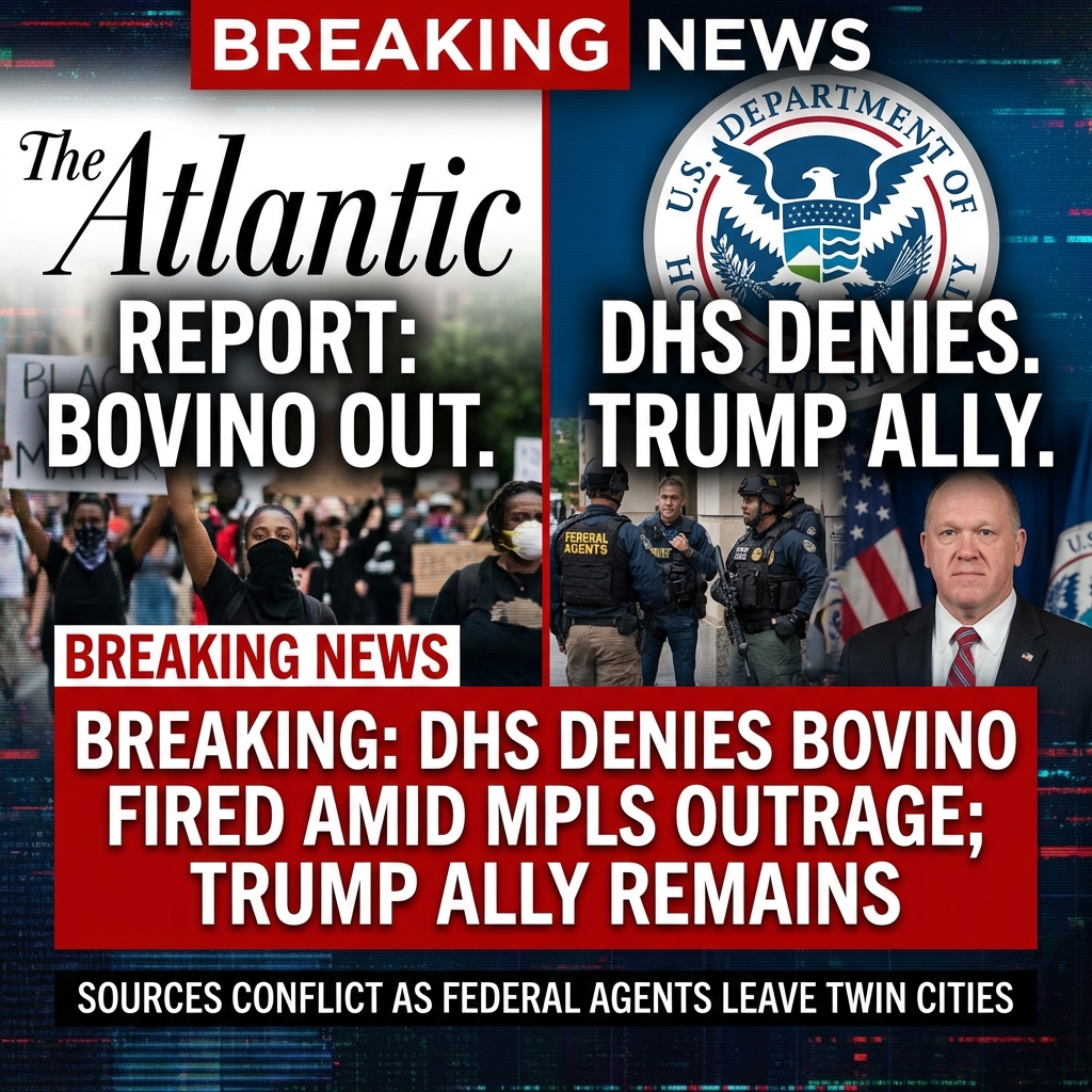 <p>On January 26, 2026, The Atlantic reported that Border Patrol commander‑at‑large Greg Bovino would be removed and return to El Centro amid outrage over fatal federal shootings in Minneapolis, but the Department of Homeland Security swiftly denied he’d been relieved and said he remains a key Trump ally. (<a href="https://www.investing.com/news/politics-news/bovino-removed-from-his-role-as-us-border-patrol-commander-at-large-the-atlantic-reports-4466298?utm_source=openai">investing.com</a>) President Trump and Minnesota officials discussed de‑escalation and dispatched former ICE director Tom Homan to Minneapolis as some federal agents began leaving. (<a href="https://www.axios.com/local/twin-cities/2026/01/26/minnesota-border-patrol-bovino-leaving-trump-walz">axios.com</a>) Critics, including California Gov. Gavin Newsom, had demanded Bovino’s firing after his public defenses of agents; multiple investigations into the shootings are ongoing. (<a href="https://gvwire.com/2026/01/25/newsom-calls-for-kristi-noem-to-resign-trump-to-suspend-lawless-ice-raids/?utm_source=openai">gvwire.com</a>) DHS also suspended Bovino’s social‑media access amid the backlash nationwide. (<a href="https://www.forbes.com/sites/antoniopequenoiv/2026/01/26/border-patrol-commander-gregory-bovino-will-leave-minnesota-amid-persistent-protests/?utm_source=openai">forbes.com</a>)</p>