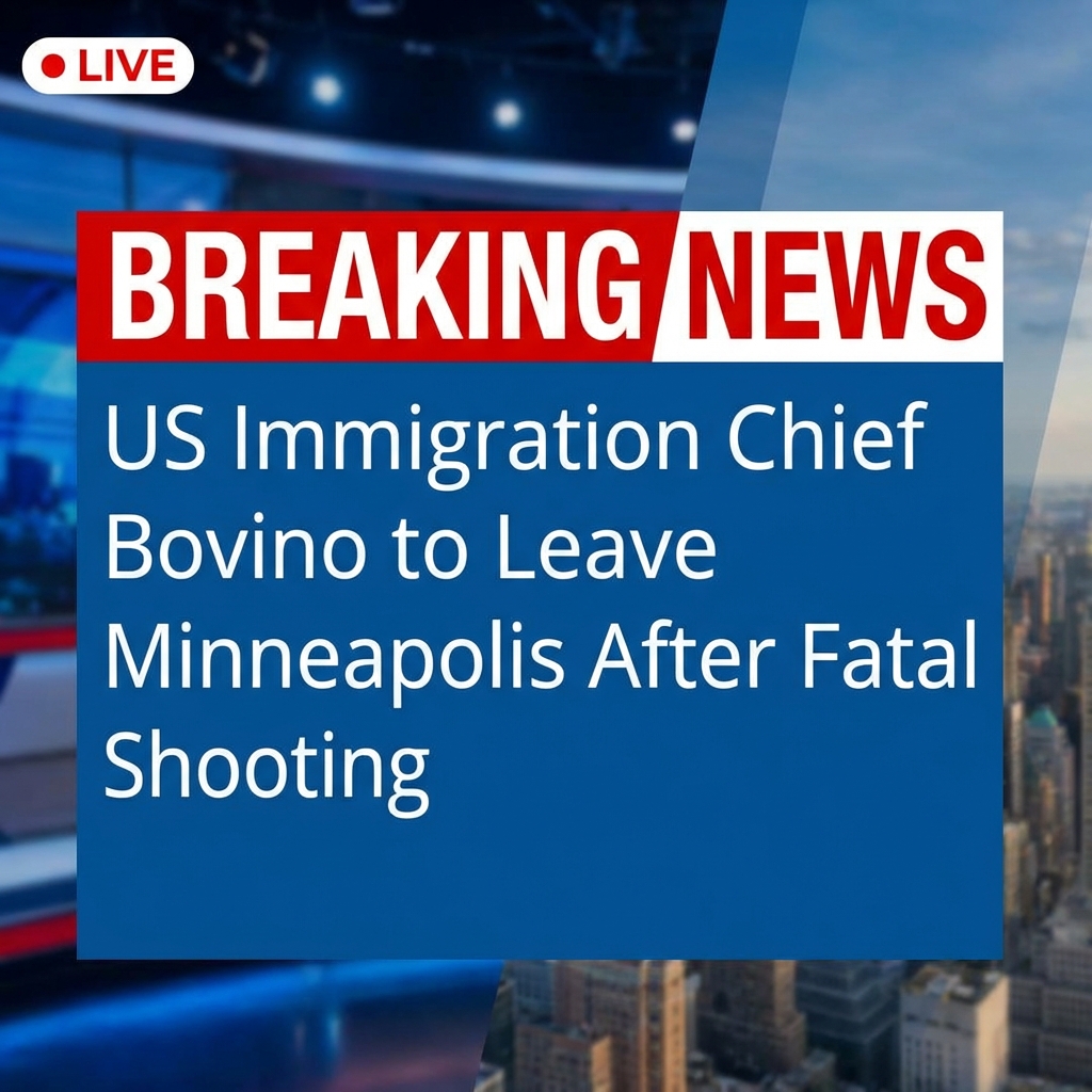 Breaking: US Immigration Chief Gregory Bovino to Leave Minneapolis After Fatal Shooting