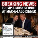 <p>On January 4, 2026, President Donald Trump and tech CEO Elon Musk were photographed dining together at Trump’s Mar-a-Lago resort; Musk posted on X, “Had a lovely dinner last night with @POTUS and @FLOTUS. 2026 is going to be amazing!” The reunion follows a 2025 falling-out after Musk’s brief tenure leading the Department of Government Efficiency (DOGE) and disputes over the One Big Beautiful Bill. Media outlets report the portrait and post have renewed speculation that the pair are patching ties and may coordinate politically and commercially in 2026. Melania Trump joined them, and the photo sparked widespread social-media debate. (<a href="https://people.com/donald-trump-and-elon-musk-have-lovely-dinner-at-mar-a-lago-after-feud-11878878?utm_source=openai">people.com</a>)</p>
