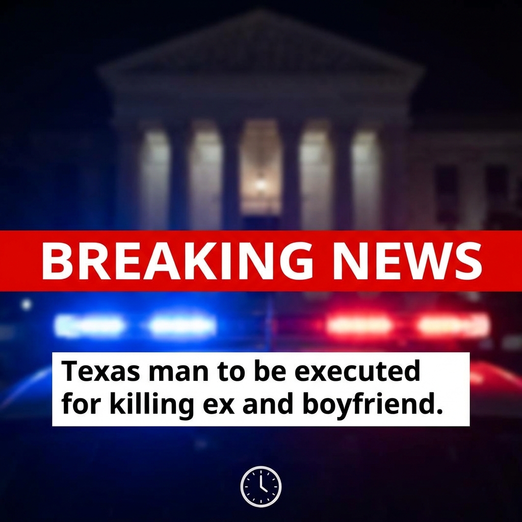 BREAKING: Texas man set for execution in fatal shooting of ex and her boyfriend