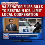 <p>Virginia state Senator Saddam Azlan Salim filed three bills in January 2026 aimed at curbing ICE activity and limiting local cooperation with federal immigration enforcement. SB351 would bar certain civil immigration arrests in and around courthouses; SB352 would restrict law-enforcement facial coverings; and SB783 would place conditions on 287(g)-style agreements, prohibit schools and health providers from sharing immigration data without judicial warrants, and limit use of state or local funds for enforcement. Salim said the measures respond to recent ICE arrests and mask‑wearing by agents and aim to protect immigrant communities’ access to courthouses and services and reduce fear locally. (<a href="https://vadogwood.com/2026/01/27/virginia-democrat-looks-to-restrain-ice-operations-in-state/?utm_source=openai">vadogwood.com</a>)</p>