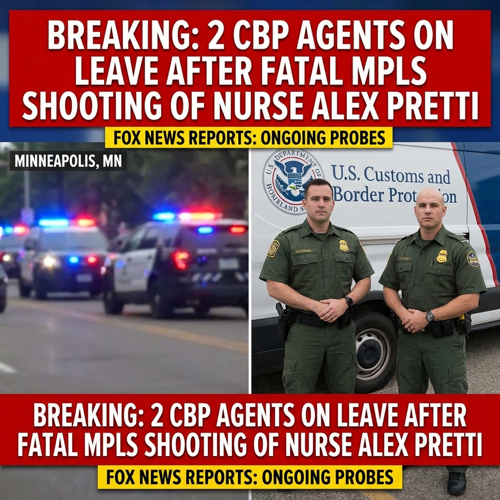 <p>Two U.S. Customs and Border Protection agents who fired during the Jan. 24, 2026, confrontation that killed 37‑year‑old ICU nurse Alex Pretti in Minneapolis have been placed on administrative leave, Fox News reports. DHS said the move is standard procedure and not an implication of misconduct; agents will be removed from field duty while investigations proceed. Video of the altercation has raised questions about the initial DHS characterization and whether an accidental discharge or multiple shooters were involved. Local and federal probes are ongoing as lawmakers and protesters react to the second fatal federal shooting in Minneapolis this month nationwide. (<a href="https://www.foxnews.com/us/cbp-border-patrol-agents-placed-administrative-leave-after-deadly-confrontation-alex-pretti/?utm_source=openai">foxnews.com</a>)</p>