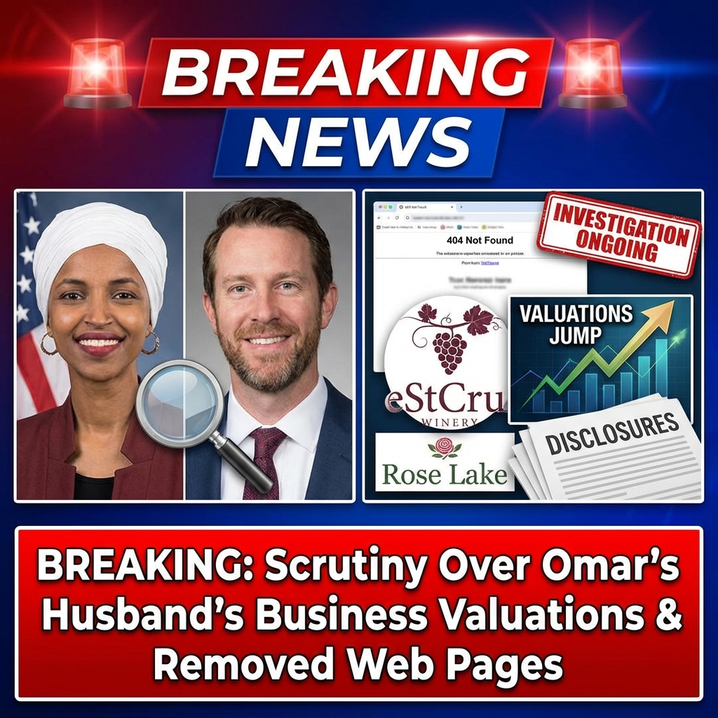 <p>Conservative commentator Benny Johnson and allied outlets allege Rep. Ilhan Omar’s husband Tim Mynett saw his winery eStCru and venture firm Rose Lake have website pages, officer listings and archives removed after valuation ranges jumped from thousands to millions and social accounts and phone lines went dark. (<a href="https://w.twstalker.com/bennyjohnson/status/2008157723276300298?utm_source=openai">w.twstalker.com</a>) Forbes and other outlets note Omar’s 2024 House disclosure lists large valuation ranges but flag inconsistencies, revoked registrations and low reported income; Omar says the filings misstate ownership stakes and denies wrongdoing. (<a href="https://www.forbes.com/sites/zacheverson/2026/01/27/ilhan-omar-trump-net-worth-disclosure-30-44-million/?utm_source=openai">forbes.com</a>) The claims remain unverified; reporting is contested as congressional and federal reviewers examine disclosures and related fraud probes, and investigations continue. (<a href="https://www.newsweek.com/ilhan-omar-net-worth-scrutiny-11284678?utm_source=openai">newsweek.com</a>)</p>