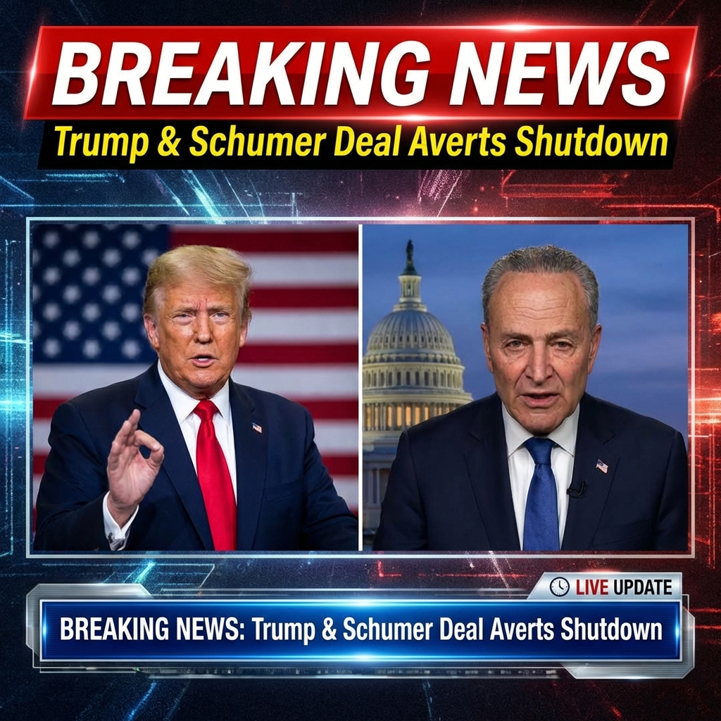 Breaking: Trump and Schumer Move Toward Deal to Avert Government Shutdown