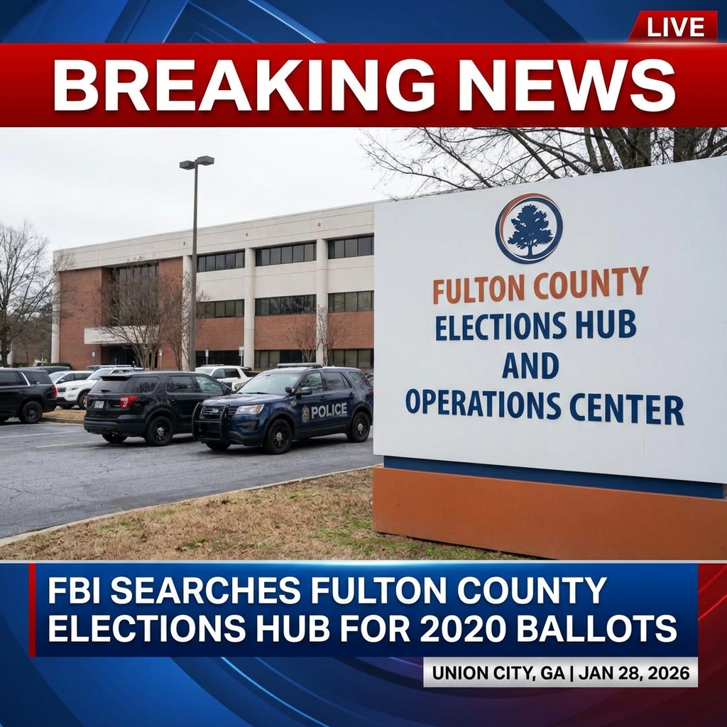 <p>On January 28, 2026, FBI agents executed a court-authorized search at the Fulton County Elections Hub and Operations Center in Union City, Georgia, seizing boxes of 2020 physical ballots, tabulator tapes, electronic ballot images and voter rolls as part of an inquiry tied to the 2020 presidential contest. County officials said the materials were court-sealed and had been kept for legal proceedings; Fulton leaders expressed alarm about chain of custody and federal custody of ballots. The Justice Department confirmed the operation but offered few details; critics called the raid politically motivated while supporters said it responded to unresolved records issues. (<a href="https://apnews.com/article/28e736037521b17197760d2394f0ab43?utm_source=openai">apnews.com</a>)</p>