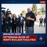 <p>Sen. John Fetterman (D‑Pa.) told reporters in Jerusalem on March 20, 2025 that he would back partnering with Israel to strike Iran’s nuclear facilities, shouting “Oh yeah. Blow it up! Blow it up!” and saying he would support U.S. tools to do so. In the JNS interview he criticized fellow Democrats for backing away from Israel and argued strong action was necessary to prevent Tehran’s nuclear breakout. The remarks, reported by JNS and picked up by other outlets, intensified intraparty debate over military force versus diplomacy and prompted swift responses from both progressive and hawkish Democrats and national security experts. (<a href="https://www.jns.org/fetterman-to-jns-i-fully-support-partnering-with-israel-to-bomb-irans-nuclear-facilities/?utm_source=openai">jns.org</a>)</p>