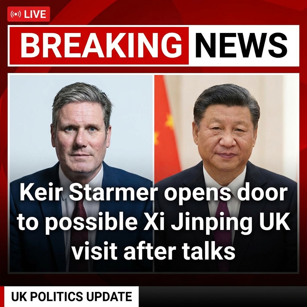 Breaking: Keir Starmer opens door to possible Xi Jinping UK visit after talks