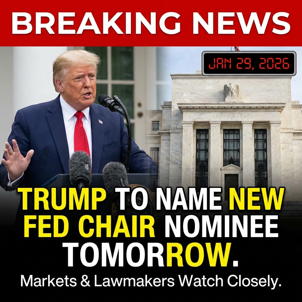 <p>On January 29, 2026, President Donald Trump told reporters he will name his nominee for Federal Reserve chair on the morning of January 30, 2026, signaling a move to replace Jerome Powell when Powell’s term ends in May. (<a href="https://apnews.com/article/f759d0e3170c28e58af3164d511a4cc8?utm_source=openai">apnews.com</a>) Trump’s search, led by Treasury Secretary Scott Bessent, reportedly narrowed to Kevin Warsh, Christopher Waller, Rick Rieder and Kevin Hassett, with Warsh widely seen as the frontrunner. (<a href="https://apnews.com/article/f759d0e3170c28e58af3164d511a4cc8?utm_source=openai">apnews.com</a>) The move has intensified debate about Fed independence after Trump’s public pressure on Powell and reports of a federal inquiry into Powell’s handling of a costly Fed headquarters renovation. (<a href="https://apnews.com/article/f759d0e3170c28e58af3164d511a4cc8?utm_source=openai">apnews.com</a>) Markets and lawmakers are watching closely. (<a href="https://www.ft.com/content/e227d99a-3144-465a-8108-209fb7d433cb?utm_source=openai">ft.com</a>)</p>