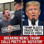 President Trump sharply criticized Alex Pretti, labeling him an “agitator” and “possibly, an insurrectionist,” after a newly released video showed Pretti screaming and spitting in the face of a calm, under-control ICE officer. Trump said Pretti’s “stock has gone WAY DOWN” following the video, calling the incident “quite a display of abuse and anger” and describing Pretti as “crazed and out of control.” He praised the officer’s composure under difficult circumstances. The statement escalates tensions around the encounter, drawing national attention, prompting debate over protest conduct, law enforcement response, and potential legal or disciplinary consequences for Pretti and public reaction.