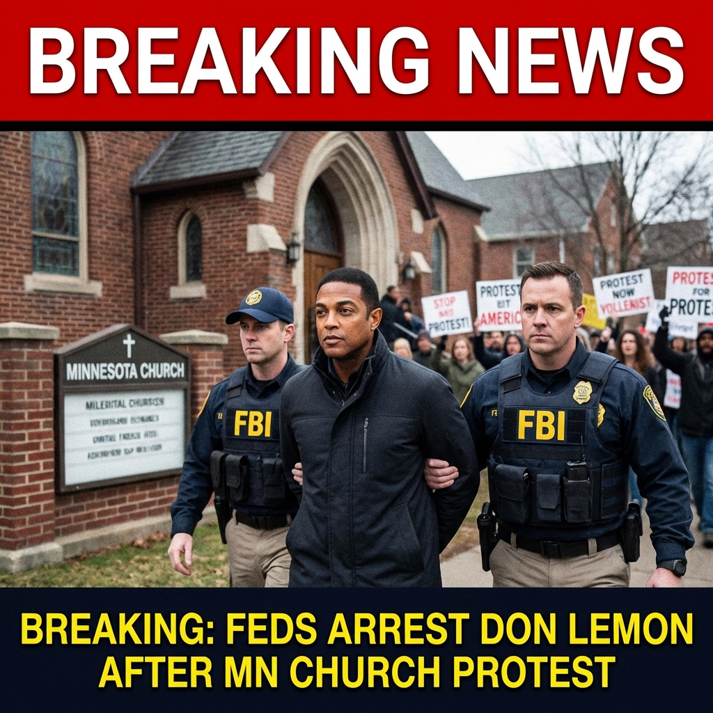 Breaking: Federal Agents Arrest Don Lemon After Minnesota Church Protest