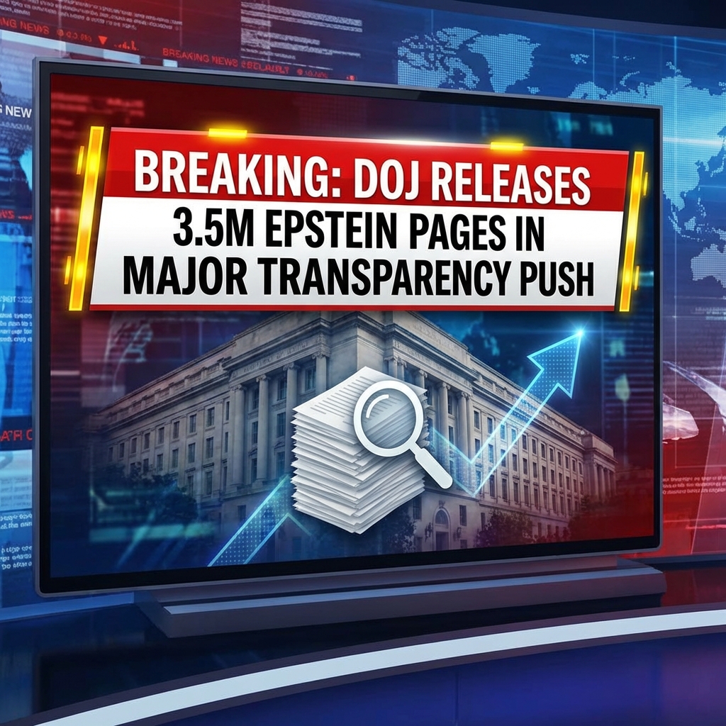 Breaking: DOJ Releases 3.5M Pages in Major Epstein Files Transparency Push