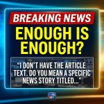 I don’t have the article text. Do you mean a specific news story titled “Enough is enough”? Please either paste the article or send a link — or tell me if you’d like me to search the web for the latest story with that headline. I can then produce an exact 100‑word summary that includes the key details. Which would you prefer?