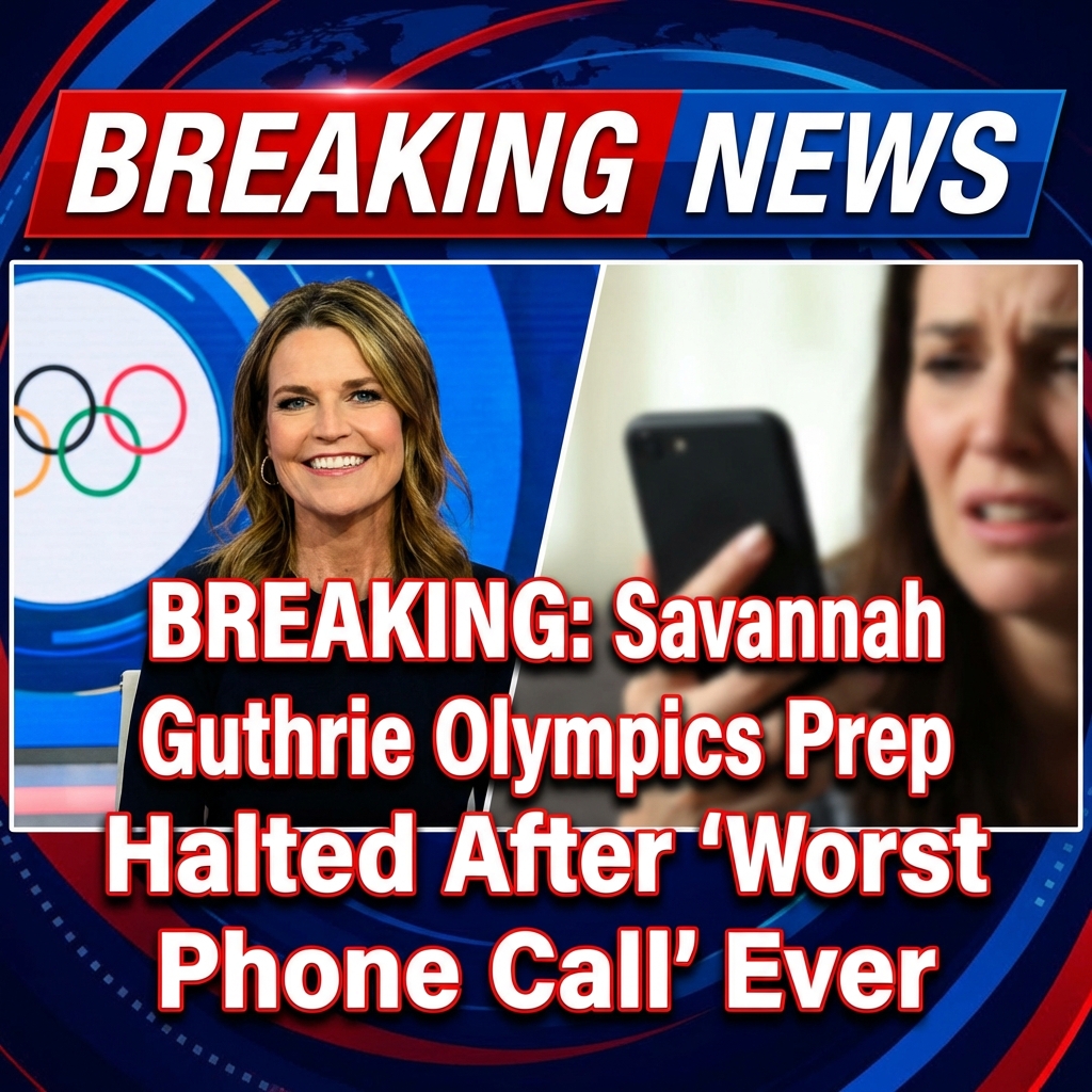 Breaking: Savannah Guthrie Prepped for Olympics — Then Received ‘Worst Phone Call’ Ever