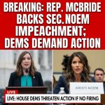 <p>Congresswoman Sarah McBride publicly backed House calls to hold Homeland Security Secretary Kristi Noem accountable, warning that if Noem isn’t fired this week Democrats will move to impeach her and pursue accountability for ICE agents accused of killings. (<a href="https://mcbride.house.gov/media/press-releases?utm_source=openai">mcbride.house.gov</a>) Rep. Robin Kelly introduced articles of impeachment in mid-January alleging obstruction, violation of the public trust, and self-dealing after deadly federal immigration operations in cities including Minneapolis and Chicago. (<a href="https://robinkelly.house.gov/media-center/press-releases/rep-kelly-introduces-articles-impeachment-against-secretary-noem?utm_source=openai">robinkelly.house.gov</a>) Dozens of Democrats quickly cosponsored Kelly’s resolution, with well over 100 joining the effort. (<a href="https://robinkelly.house.gov/media-center/press-releases/rep-kellys-impeachment-against-secretary-noem-reaches-100-cosponsors?utm_source=openai">robinkelly.house.gov</a>) The quote circulated widely on X as activists amplified pressure for immediate action and prompted nationwide outrage immediately. (<a href="https://twstalker.com/RightScopee?utm_source=openai">twstalker.com</a>)</p>