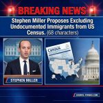<p>Breaking: Stephen Miller, a senior Trump adviser, is pushing to exclude undocumented immigrants from the U.S. census, a change that could strip House seats from Democratic leaning states such as California and New York. The proposal follows President Trump’s push for a citizenship-only count and seeks to reinterpret the long standing practice of counting all residents under the Fourteenth Amendment. Supporters argue it preserves representation for citizens; opponents call it a partisan power grab that would reduce federal funding for communities and prompt lawsuits. Demographers say excluding noncitizens would likely shift few seats, but politically consequential states could lose clout. (<a href="https://www.forbes.com/sites/maryroeloffs/2025/08/07/trump-says-census-will-no-longer-count-undocumented-immigrants/?utm_source=openai">forbes.com</a>)</p>
