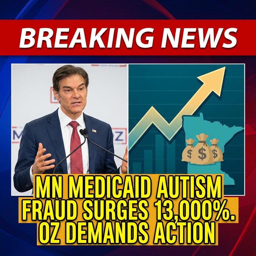 <p>CMS Administrator Dr. Mehmet Oz announced federal findings that Minnesota’s Medicaid autism program spending surged from about $3 million in 2018 to roughly $400 million by 2023 — a more than 13,000% increase — amid allegations that multiple autism centers submitted fraudulent claims. Federal prosecutors have charged and secured guilty pleas against providers, including a Smart Therapy operator accused of paying monthly cash kickbacks of $300–$1,500 to recruit families and billing millions for services not delivered. Oz gave Governor Tim Walz 60 days to address the fraud or face federal action; lawmakers have demanded investigations while state officials coordinate with federal partners. (<a href="https://www.startribune.com/fbi-searching-autism-centers-in-minneapolis-st-cloud-after-finding-substantial-evidence-of-health-care-fraud/601194135/?utm_source=openai">startribune.com</a>)</p>