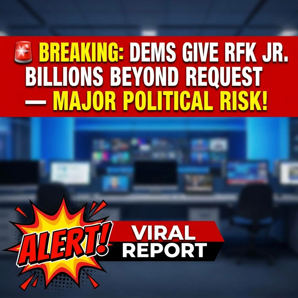 Breaking: Democrats Give RFK Jr. Billions Beyond Request — Major Political Risk
