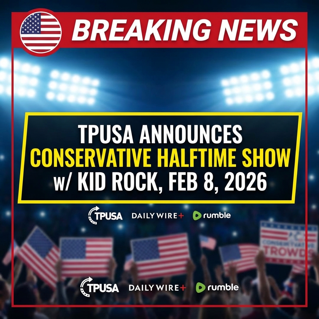 <p>Turning Point USA announced the All American Halftime Show to air on Super Bowl Sunday, February 8, 2026, as a conservative alternative to the NFL’s Bad Bunny performance. TPUSA described the event as celebrating faith, family and freedom and named Kid Rock, Brantley Gilbert, Lee Brice and Gabby Barrett as performers. The program will stream on TPUSA social channels (YouTube, X, Rumble) and partner platforms including Daily Wire+, TBN, CHARGE! and Real America’s Voice. Organizers present the show as cultural pushback against the official halftime choice, intensifying a partisan debate over entertainment, identity, and American values and national political debate. (<a href="https://tpusa.com/live/tpusa-s-all-american-halftime-show-set-to-air-sunday-february-8-lineup-and-streaming-details-announced/?utm_source=openai">tpusa.com</a>)</p>