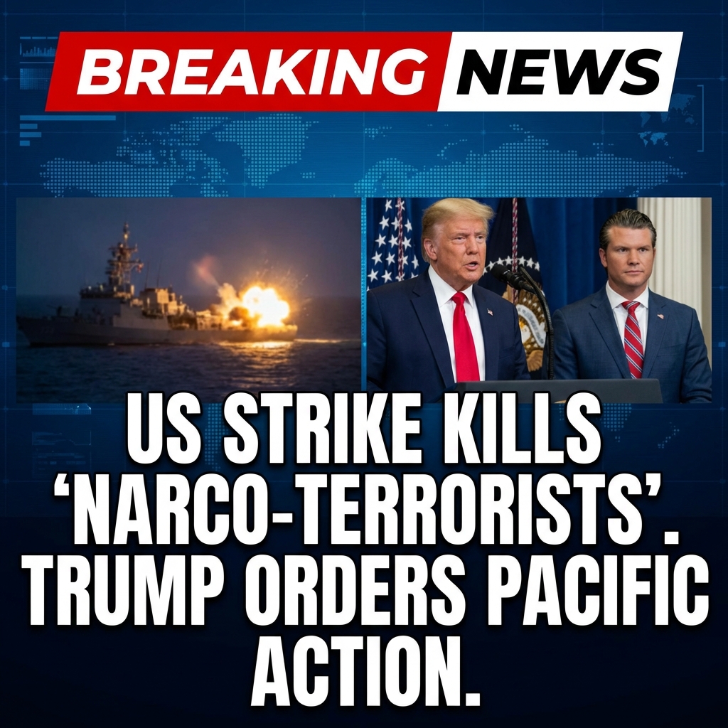 <p>President Trump ordered a U.S. strike that killed two suspected “narco‑terrorists,” Defense Secretary Pete Hegseth announced, saying the vessels were linked to designated terrorist organizations. (<a href="https://www.britannica.com/event/2025-US-Strikes-on-Venezuelan-Vessels?utm_source=openai">britannica.com</a>) The attack, carried out in international waters in the eastern Pacific, was described as part of a months‑long maritime campaign targeting drug‑trafficking boats. (<a href="https://www.cbsnews.com/news/us-strikes-alleged-drug-boats-pacific-kill-6-narco-terrorists-hegseth/?utm_source=openai">cbsnews.com</a>) Officials released limited evidence and did not identify the deceased, prompting criticism and legal questions from experts and some lawmakers about extrajudicial killings and oversight. (<a href="https://www.washingtonpost.com/national-security/2025/11/10/us-drug-boat-strike-hegseth/?utm_source=openai">washingtonpost.com</a>) Hegseth and the White House framed the strikes as necessary to stop narcotics reaching U.S. shores; the campaign has killed dozens since September. (<a href="https://apnews.com/article/44e98087294f015dc77e17025ecbb5e8?utm_source=openai">apnews.com</a>) Republican officials backed them. (<a href="https://www.foxnews.com/politics/hegseth-warns-traffickers-after-deadly-drug-boat-strike-we-kill-you?utm_source=openai">foxnews.com</a>)</p>