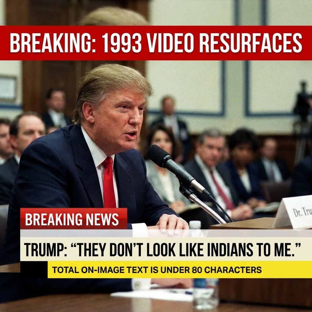<p>Video resurfacing shows President Donald Trump testifying before a congressional subcommittee on Native American gaming on October 5, 1993. (<a href="https://time.com/4246080/tribal-warrior/?utm_source=openai">time.com</a>) In off-script remarks he warned tribal casinos would invite organized crime and questioned the heritage of some operators—saying, “They don’t look like Indians to me.” (<a href="https://documents.latimes.com/donald-trump-indian-gaming/?utm_source=openai">documents.latimes.com</a>) His testimony, motivated by competition with Atlantic City casinos and objections to the Indian Gaming Regulatory Act, drew immediate rebukes and media scrutiny. (<a href="https://our-land-our-stories.libraries.rutgers.edu/exhibits/show/olos-community/recognition_gaming?utm_source=openai">our-land-our-stories.libraries.rutgers.edu</a>) The clip’s circulation has reignited debate about whether such rhetoric reflects enduring attitudes, with critics citing the footage as evidence and supporters arguing context. Transcripts and reporting from the 1993 hearing are available. (<a href="https://www.loc.gov/item/2014674036?utm_source=openai">loc.gov</a>)</p>