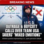 <p>At the 2026 Milan‑Cortina Winter Olympics, several Team USA athletes sparked outrage and boycott calls after voicing “mixed emotions” about representing the United States. Freestyle skier Hunter Hess said, “Just because I’m wearing the flag doesn’t mean I represent everything that’s going on in the U.S.,” and teammate Chris Lillis voiced similar concerns tied to recent ICE actions. Critics on social media and public figures condemned the remarks, with some vowing to boycott coverage and calling for athletes to be stripped of honors. The controversy has intensified online debate over patriotism, athlete speech and the role of politics in sport. (<a href="https://www.channelnewsasia.com/sport/freestyle-skiers-aim-project-positive-us-image-amid-protests-5912951?utm_source=openai">channelnewsasia.com</a>)</p>