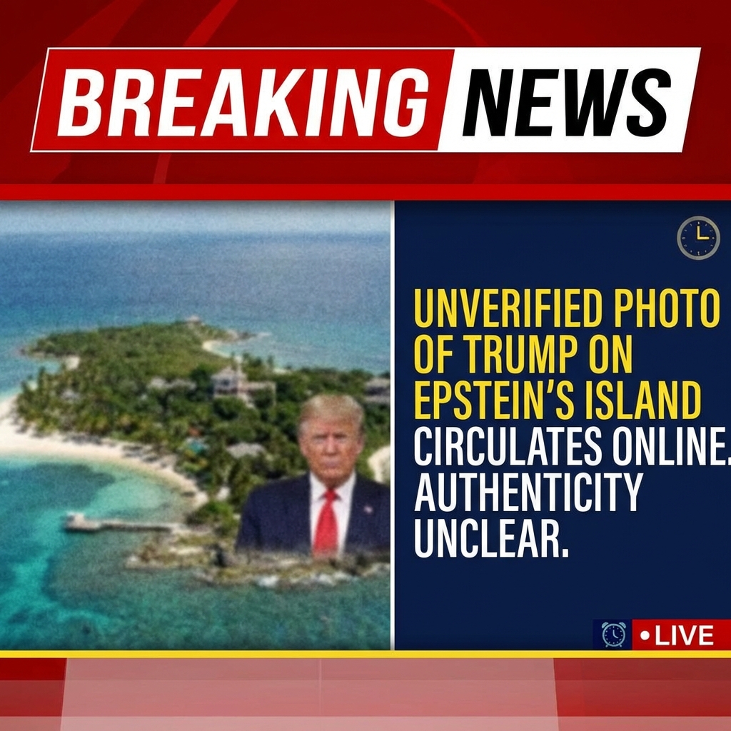 <p>Breaking: A photo circulating online purportedly shows former President Donald Trump on Jeffrey Epstein’s private island. The image surfaced after the Justice Department’s release of millions of Epstein-related files; House Democrats also shared photos that included several appearing to feature Trump. Social media users amplified the picture while fact-checkers and the DOJ cautioned that provenance and authenticity remain unclear and that AI-manipulated images have proliferated. The Department briefly removed then reposted related images after review. Trump’s team has denied any island visits; investigators and independent analysts are examining metadata and documentary context to determine whether the photo is genuine now. (<a href="https://en.wikipedia.org/wiki/Epstein_Files_Transparency_Act?utm_source=openai">en.wikipedia.org</a>)</p>