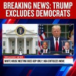 <p>President Donald Trump will host the White House’s traditional governors’ meeting later this month but has limited invitations to Republican governors only, breaking a decades‑long bipartisan practice. The National Governors Association said the decision politicizes the event and declined to use NGA resources to support the altered meeting; two Democratic governors — Maryland’s Wes Moore and Colorado’s Jared Polis — were reportedly uninvited from a presidential dinner. Moore criticized the move as a “blatant disrespect,” noting he is the nation’s only Black governor. The White House has not explained why Democrats were excluded, prompting concern about federal‑state collaboration this year. (<a href="https://kgfw.com/2026/02/09/trump-to-exclude-democratic-governors-from-usually-bipartisan-meeting-at-the-white-house/?utm_source=openai">kgfw.com</a>)</p>