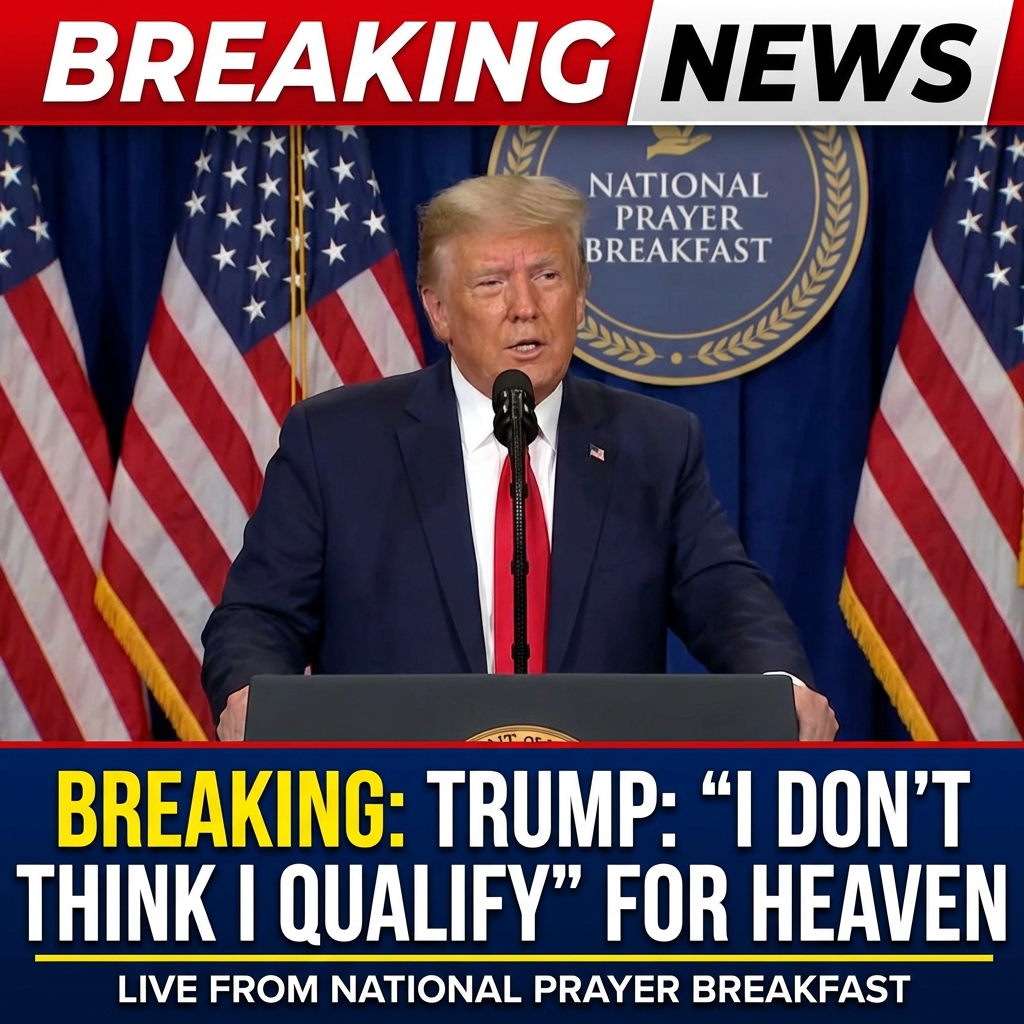 <p>At the National Prayer Breakfast on February 5, 2026, Donald Trump mused he might not qualify for heaven, saying, “I just don’t think I qualify; I don’t think there’s a thing I can do.” (<a href="https://people.com/trump-says-he-doesnt-qualify-heaven-11900568">people.com</a>) He quoted Matthew 5:8, said he was unsure he was “pure in heart,” and teased House Speaker Mike Johnson for praying at meals. (<a href="https://www.thedailybeast.com/trump-mocks-mealtime-prayer-at-national-prayer-breakfast/?utm_source=openai">thedailybeast.com</a>) The remarks echo an October 12, 2025 Air Force One exchange when he said he was “not maybe heaven-bound.” (<a href="https://www.wsfa.com/2025/10/14/trump-says-he-does-not-believe-he-is-heaven-bound/?utm_source=openai">wsfa.com</a>) The comments drew mixed reactions from religious leaders and critics. (<a href="https://www.christianpost.com/news/trump-sparks-concern-from-christians-for-saying-not-heaven-bound.html?utm_source=openai">christianpost.com</a>) In a nearly eighty‑minute address he blended spiritual reflection with political appeals to restore faith. (<a href="https://apnews.com/article/010d45294a96d44b1305e53d3a97b413?utm_source=openai">apnews.com</a>)</p>