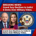 <p>A Washington, D.C., federal grand jury declined on February 10, 2026, to indict six Democratic lawmakers, including Senators Mark Kelly and Elissa Slotkin, over a video urging U.S. military personnel to refuse unlawful orders. (<a href="https://apnews.com/article/e1435655587ad9715c4d1cc776edd545?utm_source=openai">apnews.com</a>) The Justice Department and FBI investigated whether the tape undermined military discipline; prosecutors sought indictments but jurors would not sign charges. (<a href="https://www.theguardian.com/us-news/2026/feb/10/grand-jury-declines-to-indict-democrats-video?utm_source=openai">theguardian.com</a>) The lawmakers — many with military or intelligence backgrounds — said their message reiterated service members’ legal duty to disobey illegal commands. (<a href="https://www.deadlinedetroit.com/articles/34199/d_c_prosecutors_fail_to_secure_indictments_against_elissa_slotkin_and_5_other_democratic_lawmakers?utm_source=openai">deadlinedetroit.com</a>) President Trump denounced the video as “seditious.” (<a href="https://www.theguardian.com/us-news/2026/feb/10/grand-jury-declines-to-indict-democrats-video?utm_source=openai">theguardian.com</a>) The Pentagon has reviewed administrative steps against Kelly, who has called the probes politically motivated. (<a href="https://www.washingtonpost.com/politics/2026/02/10/trump-military-orders-democrats-video/38da094c-06f3-11f1-b196-5e1986b3575c_story.html/?utm_source=openai">washingtonpost.com</a>)</p>
