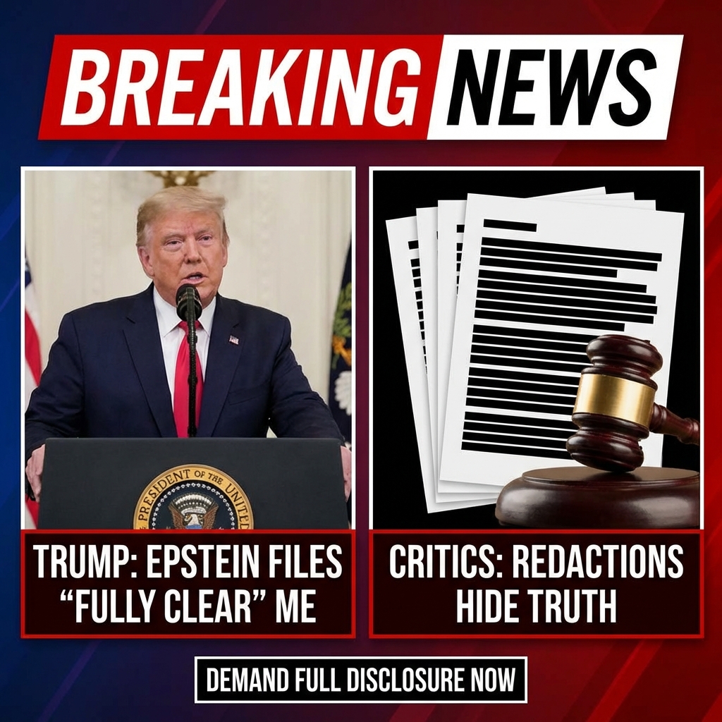 <p>On February 3, 2026 President Donald Trump said the Justice Department’s recently released Jeffrey Epstein files “fully clear” him of any wrongdoing, declaring “nothing came out about me” and urging the country to move on. The DOJ had disclosed millions of pages under the Epstein Files Transparency Act after an internal FBI/DOJ review found no incriminating “client list” or evidence to predicate investigations of uncharged third parties. Critics — including lawmakers and survivors — say heavy redactions and missing records leave serious questions, and they continue to press congressional oversight and calls for fuller disclosure and accountability and transparency now. (<a href="https://www.yahoo.com/news/articles/trump-says-america-move-epstein-161625982.html?utm_source=openai">yahoo.com</a>)</p>