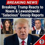 <p>President Trump, asked aboard Air Force One about reports that Homeland Security Secretary Kristi Noem and her top aide Corey Lewandowski are in a romantic relationship, said, “I don’t know about that. I mean, I haven’t heard that. I’ll find out about it, but I have not heard.” The alleged affair — which both deny — has been described as the “worst-kept secret” in Washington. Reporting says the pair frequently traveled together on government aircraft and provoked internal DHS disputes over staffing and resource use. A department spokesperson called the coverage “salacious, baseless gossip.” Media accounts include pilot and travel anecdotes reported by news outlets. (<a href="https://rollcall.com/factbase/trump/transcript/donald-trump-press-gaggle-air-force-one-february-16-2026/?utm_source=openai">rollcall.com</a>)</p>