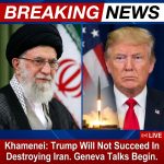 <p>Iran’s Supreme Leader Ayatollah Ali Khamenei said President Donald Trump “will not succeed” in destroying the Islamic Republic, delivering the warning as indirect U.S.–Iran nuclear talks began in Geneva. Khamenei framed the remark as a response to recent U.S. threats and blunt presidential statements, rejecting pressure and vowing resistance. His comments coincided with Iranian live-fire missile drills that temporarily closed the Strait of Hormuz and a heightened U.S. military presence in the region. Geneva meetings, mediated by Oman, involve Iranian Foreign Minister Abbas Araghchi and U.S. envoys as both sides probe whether diplomacy can avert further escalation and avoid war. (<a href="https://www.moneycontrol.com/world/us-will-not-succeed-in-destroying-iran-says-khamenei-ahead-of-second-round-of-nuclear-talks-article-13832314.html?utm_source=openai">moneycontrol.com</a>)</p>